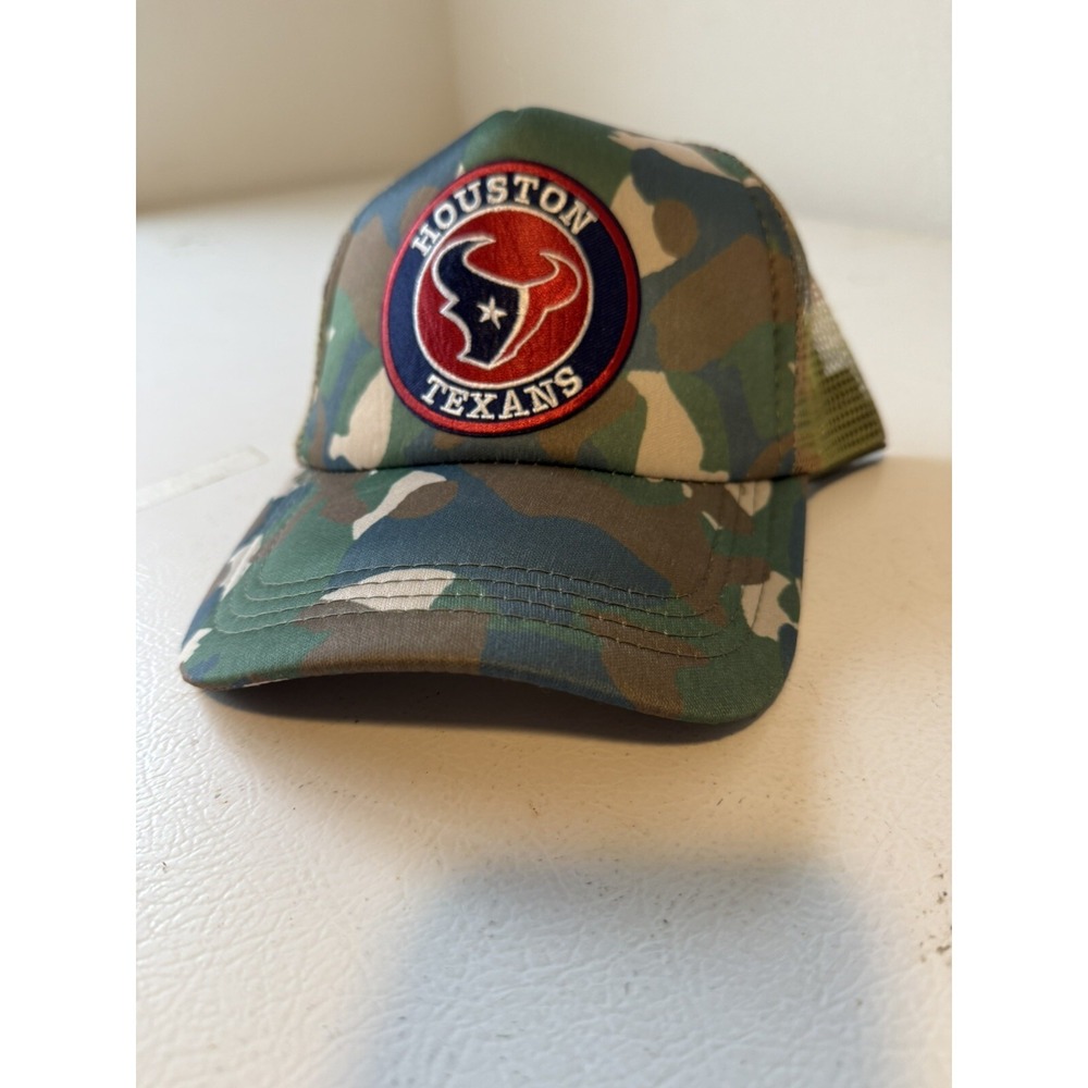 Houston Texans Foam Trucker Hat Camouflage.‎ Adjustable